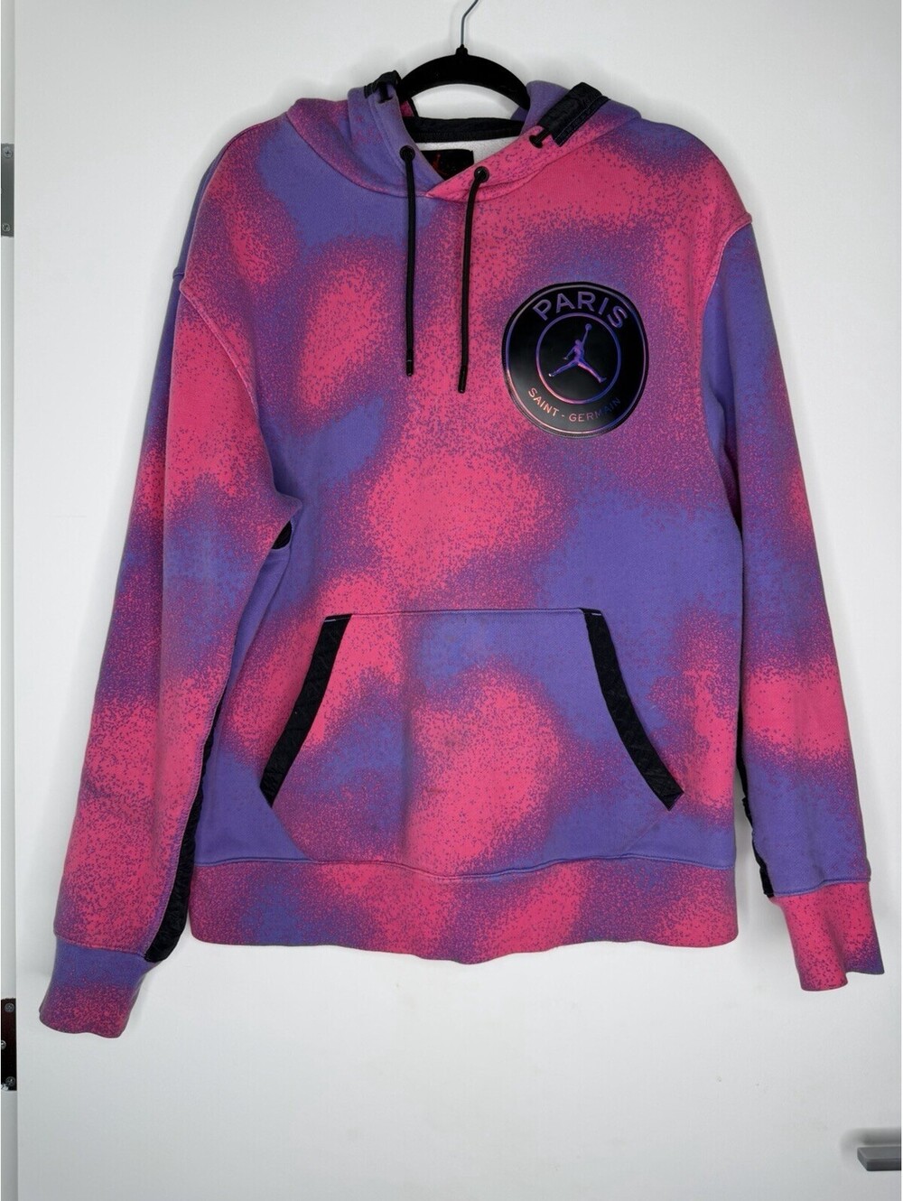 Jordan Paris Saint Germain PSG Pink Purple Magenta Hoodie Jumpman Size Medium M